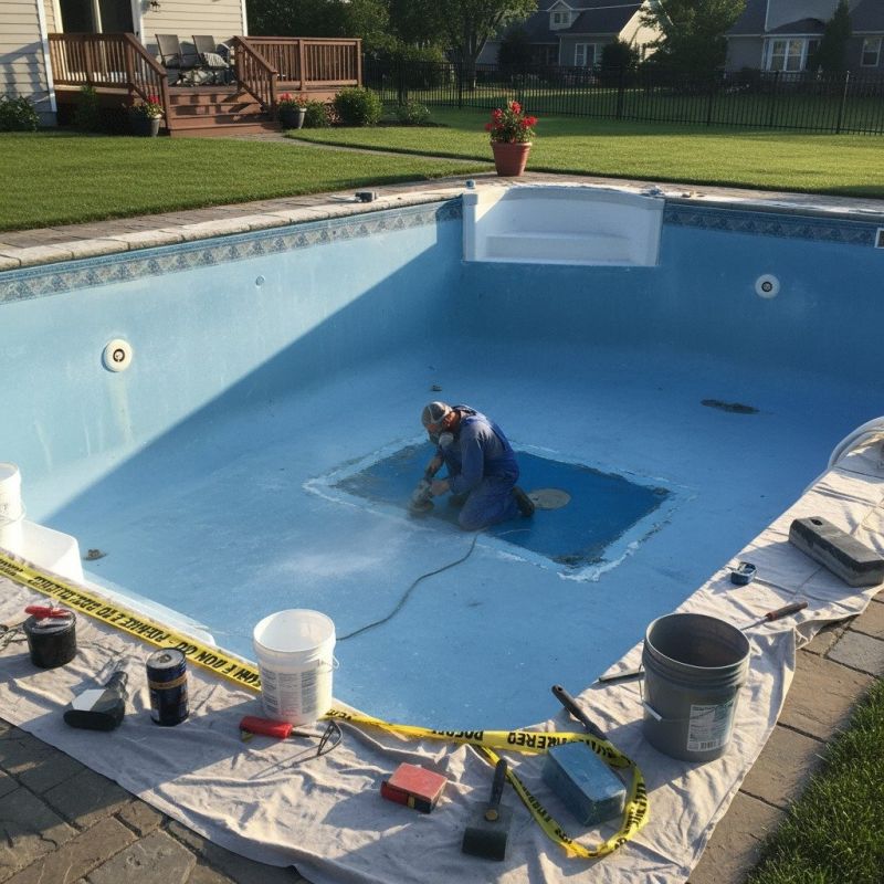 Local Fiberglass Pool Installation pros at work
